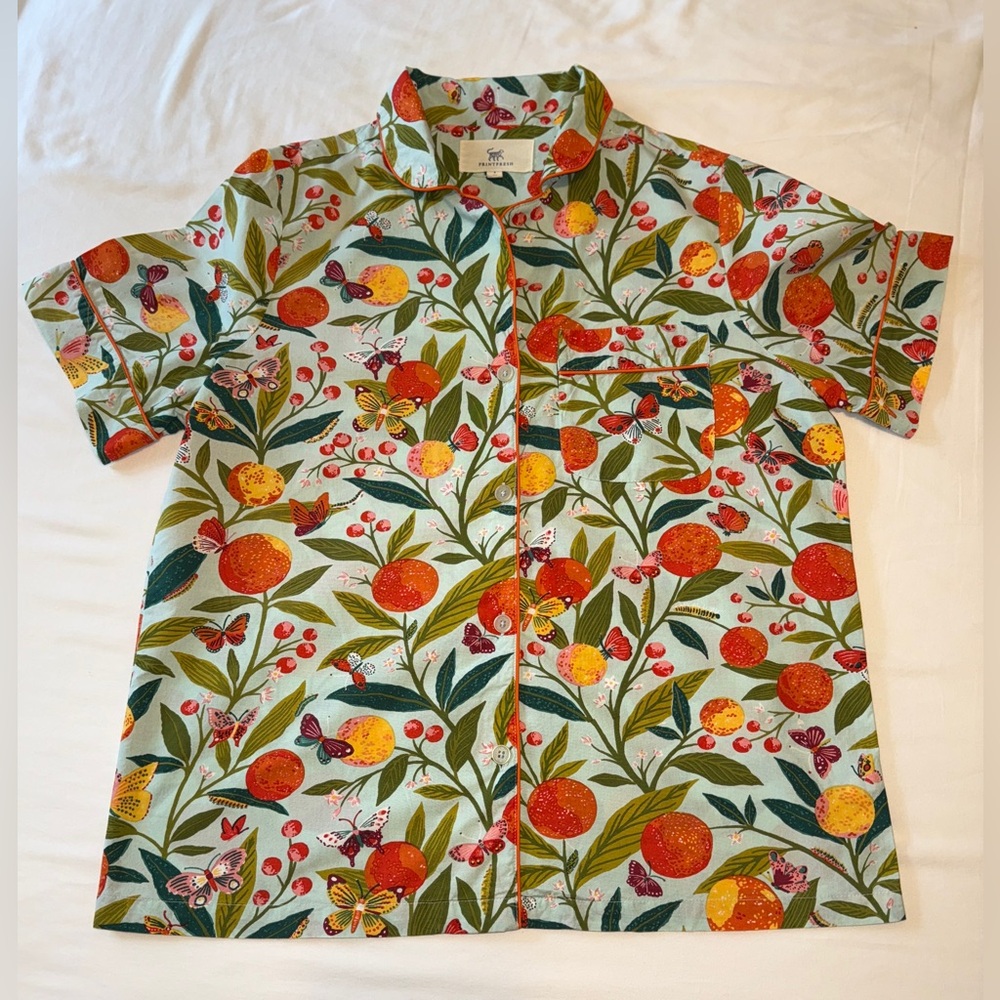 PRINTFRESH Butterfly Grove Short Pajama  Set SIZE: SMALL - Picture 5 of 14
